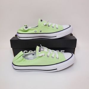 lime green converse womens